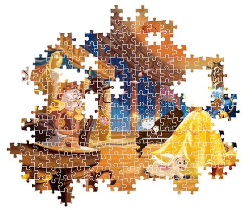 Puzzle 1000 pièces : La Belle et la Bête Clementoni Puzzles - vue 6