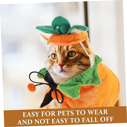 Disfraz para perro Halloween capa y sombrero miniatura 4