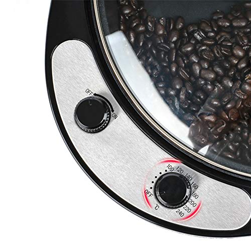 Koffiezetapparaat, elektrisch koffierooster, 0-240 °C, instelbare temperatuur, 800 g, 1200 W, voor cafés, thuis… - Image 6