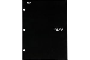 4 Pocket Folder, Black