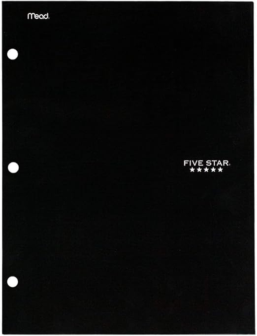 Five Star 4 Pocket Folder, 2 Pocket Folder Plus 2