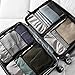 Amazon Essentials 4-Piece Packing Cubes Travel Accessories Set, Luggage Organizer with Double Zipper, Mesh Top, 100% Polyester, Medium, Gray (Previously Amazon Basics)