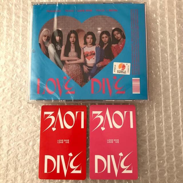 Amazon.co.jp: IVE LOVE DIVE ジュエルケース スタシ特典 イソ 3点