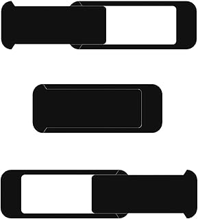 ShinyFX Webcam Cover Slide, Privacy Security Cover, Large Size for Laptop Desktop PC Web Camera, Ultra Thin Privacy Shelte...