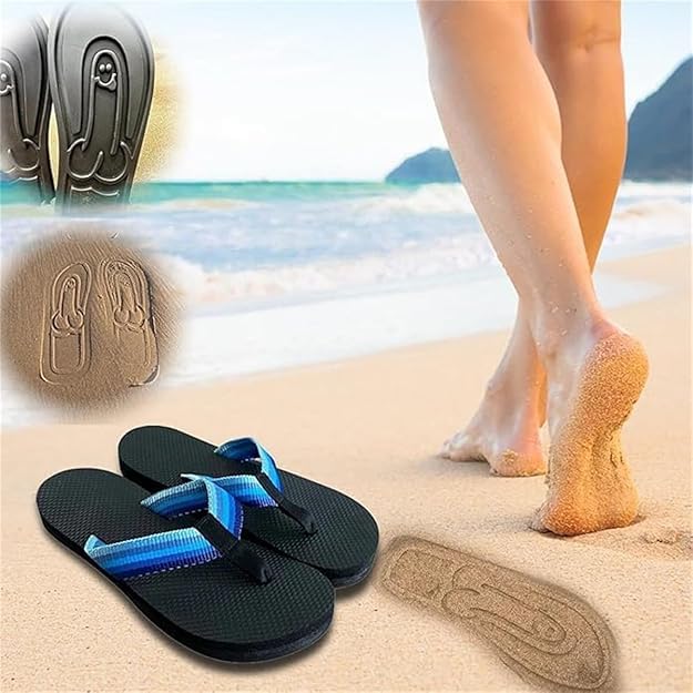 Funny Hidden Flip Flops for Women Men,Creative Spoof Beach Flip Flops,Summer Quick Dry Comfort Anti Slip Sandal4