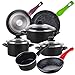 Magefesa MAGEFESA Kenia Lot de 7 casseroles en acier vitrifié avec jeu de poêles (20/24/28 cm) Jolie en aluminium forgé