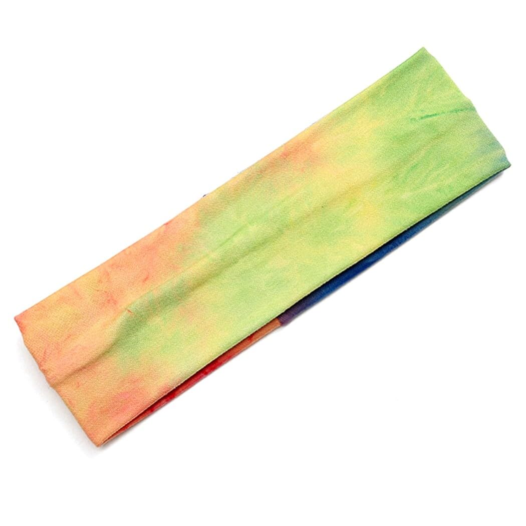 Diademas elásticas de moda para entrenamiento: 6 diademas coloridas de algodón para yoga