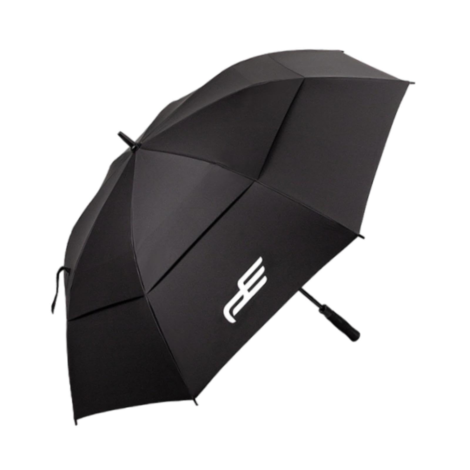 jojomis Golf Umbrella - Oversized 53.15 Inch Double Canopy Auto Open Rain & Sun Protection Umbrella with Fiber Frame for Hiking Traveling