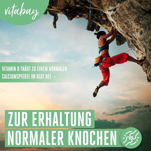 Vitabay - Vitamin D3 10000 I.E. - 120 Vegane Vit D 10000 Tabletten - Vitamin D Hochdosiert - Laborgeprüft – Bild 5