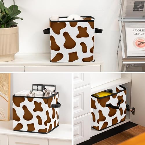 Boîte de rangement pliable en tissu pour placard et chambre à coucher - 6
