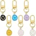 TMZELOA 24 Piezas Llavero con Cara Sonriente Esmalte Expresión Llavero Aleación de Oro con Colgantes Sonrientes Linda Decoración para Bolso Tamaño Grande Imagen de TMZELOA 24 Piezas Llavero con Cara Sonriente Esmalte Expresión Llavero Aleación de Oro con Colgantes Sonrientes Linda Decoración para Bolso Tamaño Grande