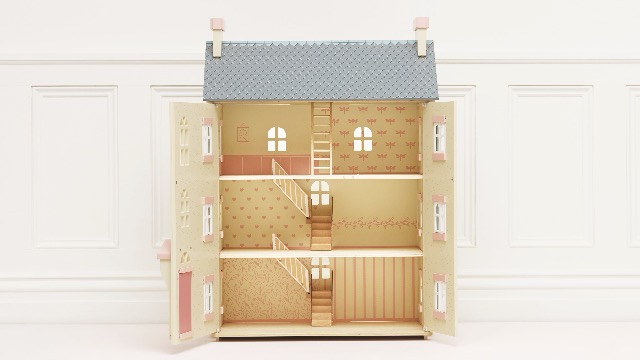 Amazon.com: Le Toy Van - Gorgeous Cherry Tree Hall Large 4 Storey