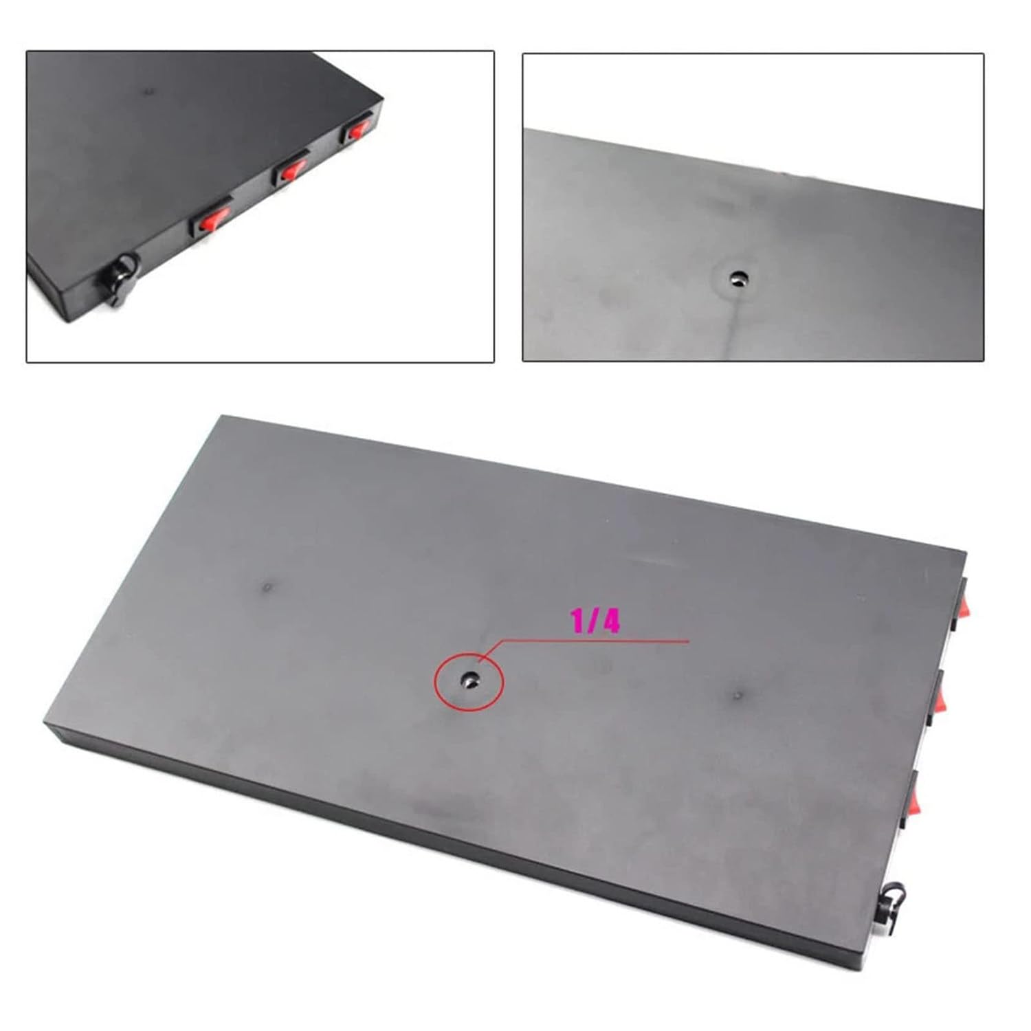 Luz LED de reparación de eliminación de abolladuras sin pintura, kit de herramientas de lámpara de tablero de línea de 3 tiras para pruebas de eliminación de abolladuras de carrocería de automóvil