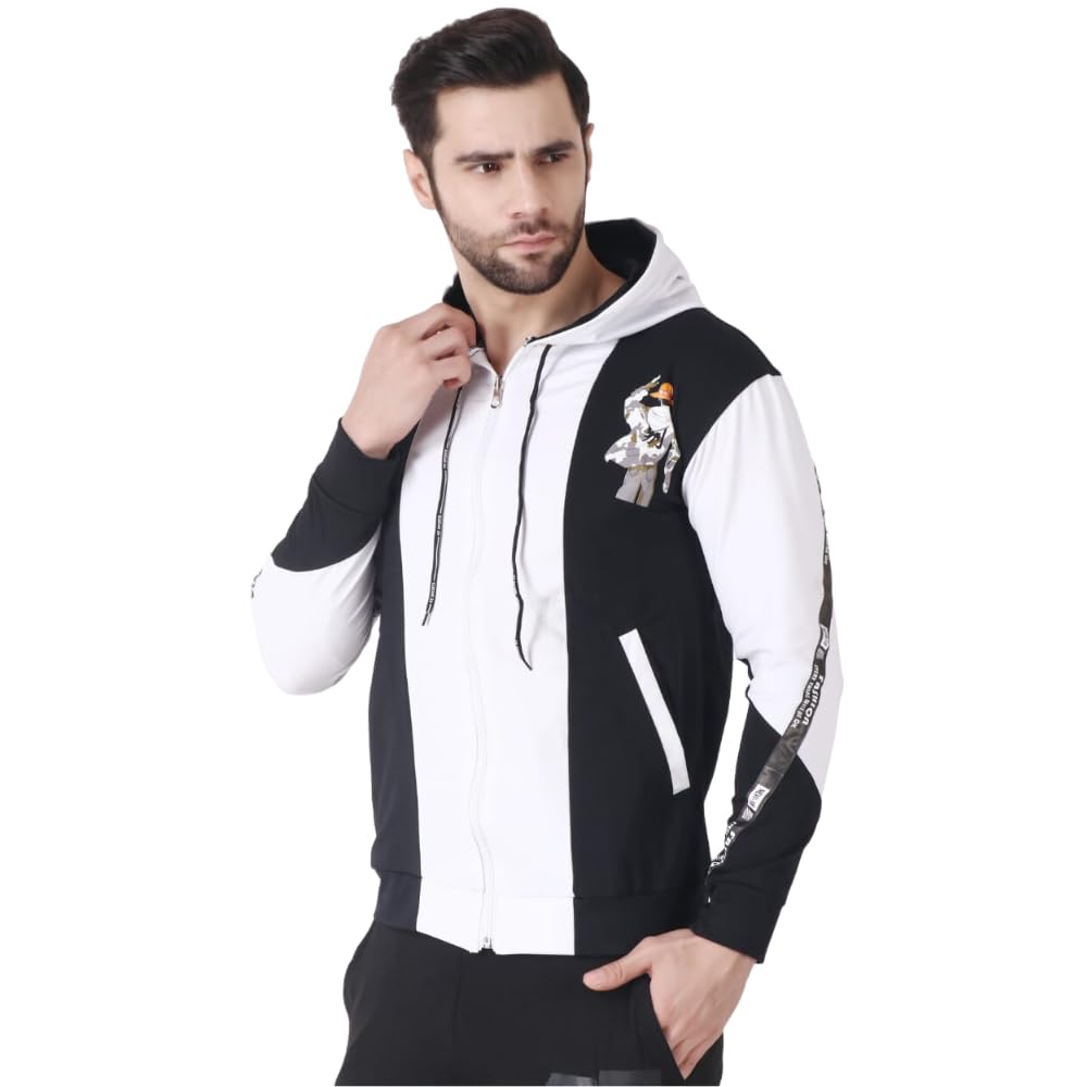 Trendy Men Polyester Printed Hoodies & Sweatshirts for Men