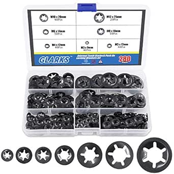 Kamenda 660 Stück/Set M3 M4 M5 M6 M8 M10 Unterlegscheiben Aus Edelstahl