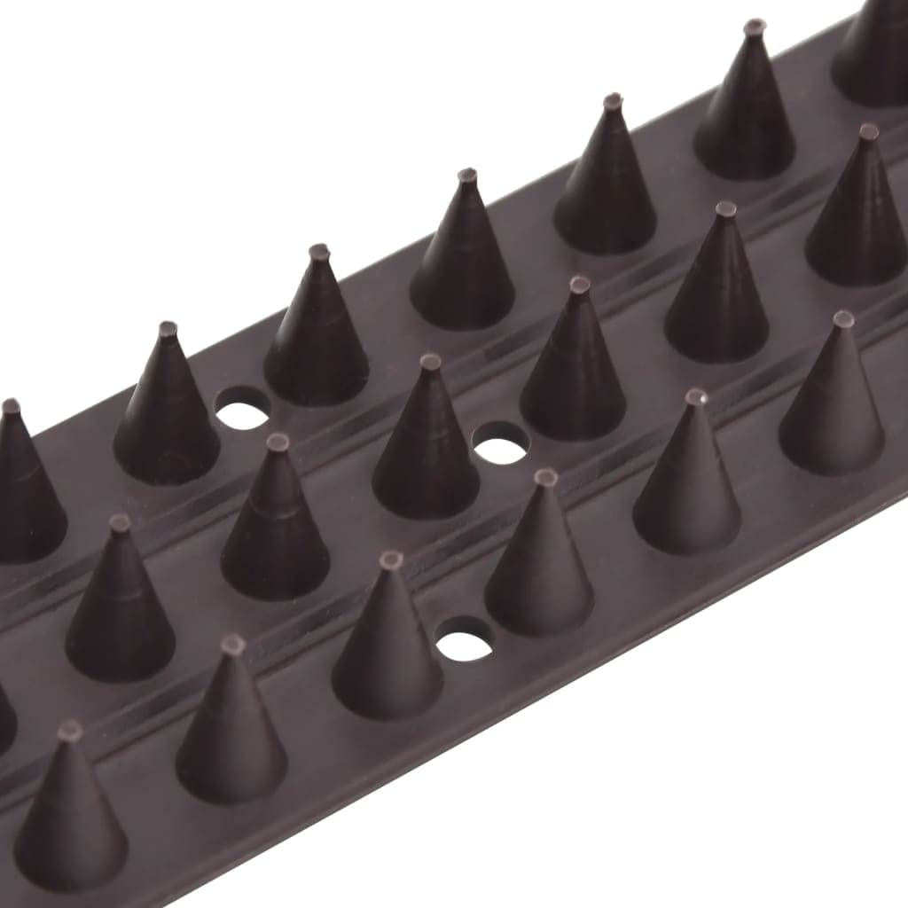 20 x Pinchos repelentes de pájaros de polipropileno 49 x 4,5 x 1,7 cm, resistente a la intemperie y al agua, protección para jardín, balcón, eficaz contra palomas, gatos, martas, insectos