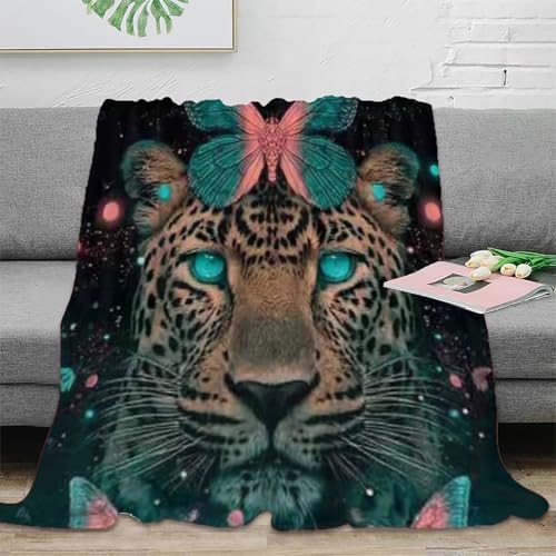 Couverture microfibre ultra douce au motif fantastique et impression 3D durable