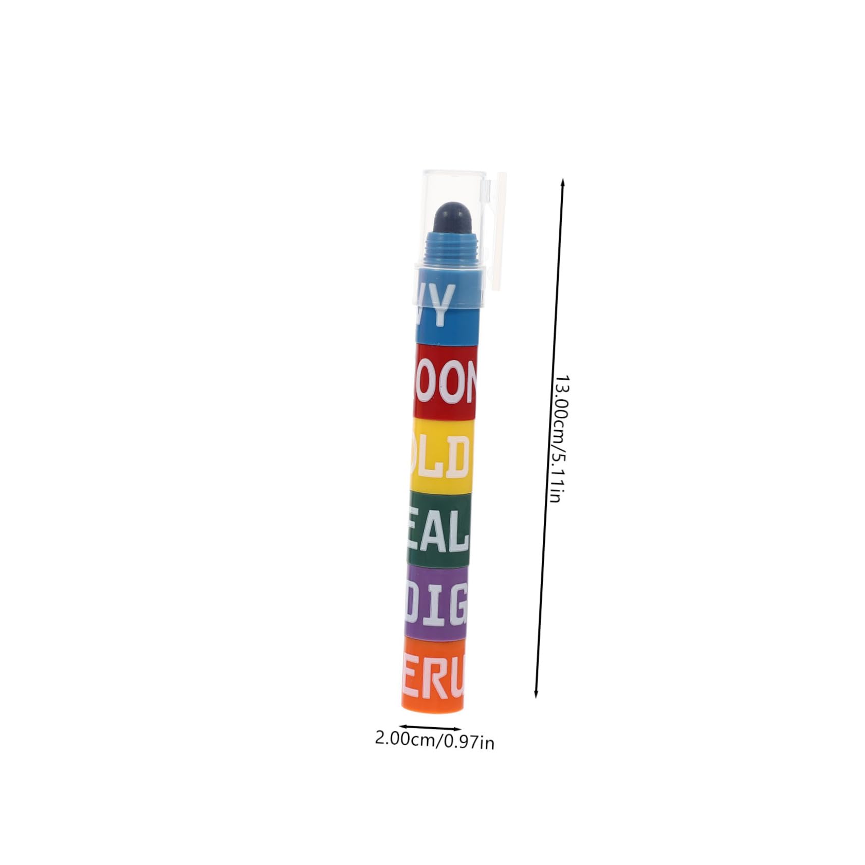 NUOBESTY Lot De 6 Surligneurs De Couleurs Assorties Pour Étudiants Et Adultes Outils De Prise De Notes