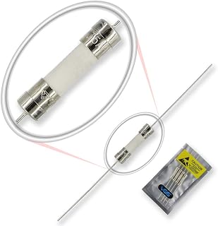 VG_S 5 pcs. T5AH250V, T5A250V AXIAL, Ceramic fuses 5x20mm Lag Axial Lead Fuse, 5 Amp 250V, Slow-Blow
