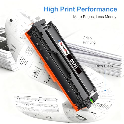Image of 067H Black Toner Cartridge Replacement for Canon 067H