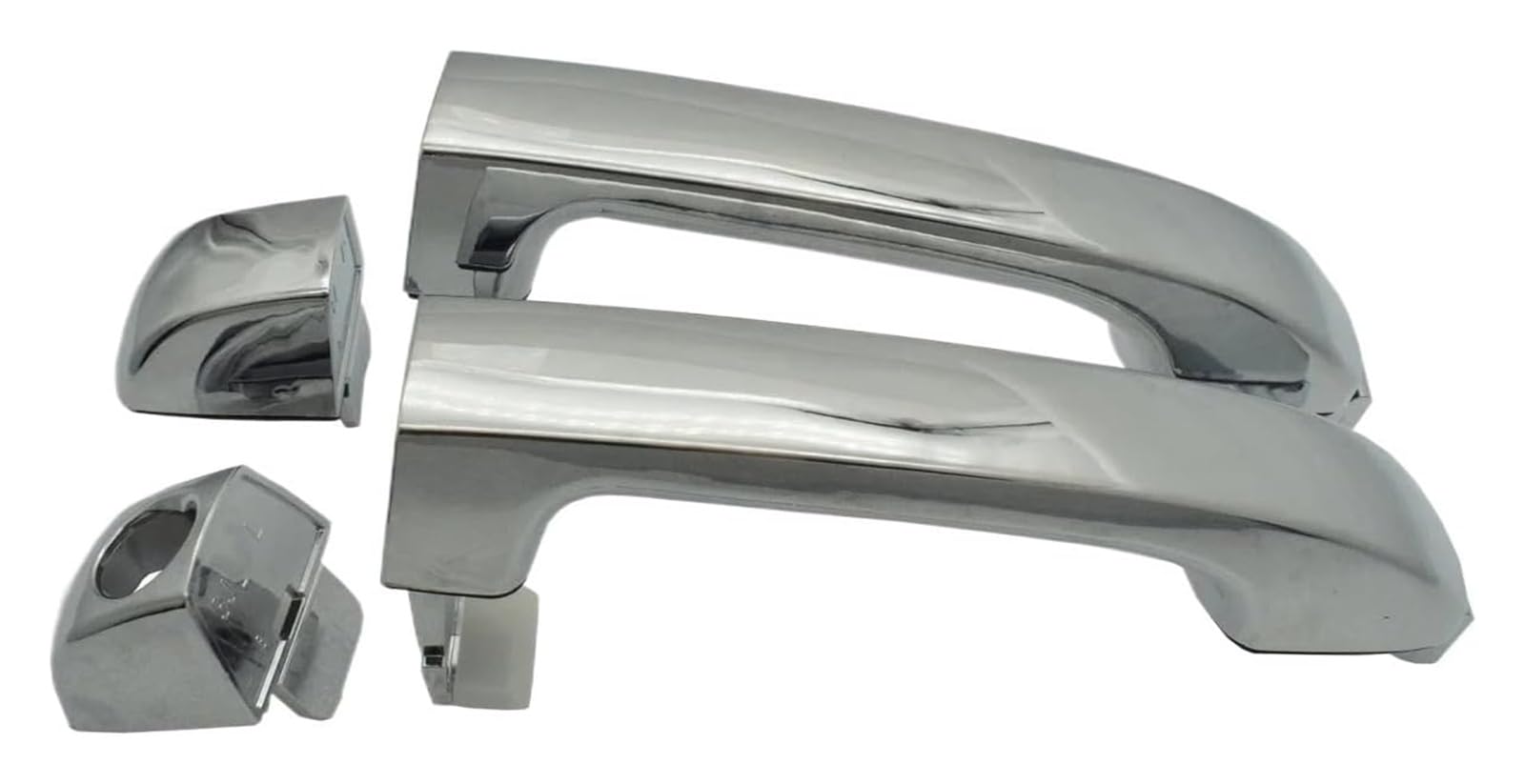 Fncvtm Front Pair Sliding Exterior Handle For Hyundai Ix55 For Veracruz 2007-2015 Car Sliding Exterior Handle Side Loading Door Repair Chrome Outside Front Rear(Front Pair)
