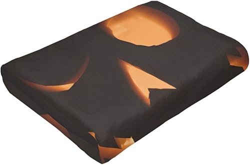 Miniatura 7 de Manta de microforro polar ultrasuave para Halloween, ligera, mullida y cálida, manta de franela de Halloween para sofá, cama, sala de estar, 50 x 40