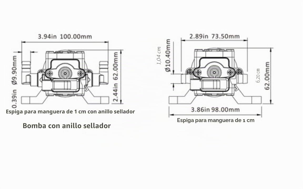 LIGHTEU®, Seaflo DC 12V 4.3LPM 2,4 bar 21S Bomba de diafragma de agua a demanda con autocebado para RV, yate, jardín, autocaravana