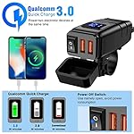 Luejnbogty-Motorcycle-USB-Charger-68A-Quick-Charge-30-Dual-USB-Motorcycle-Phone-Charger-with-Voltmeter-ONOff-Switch