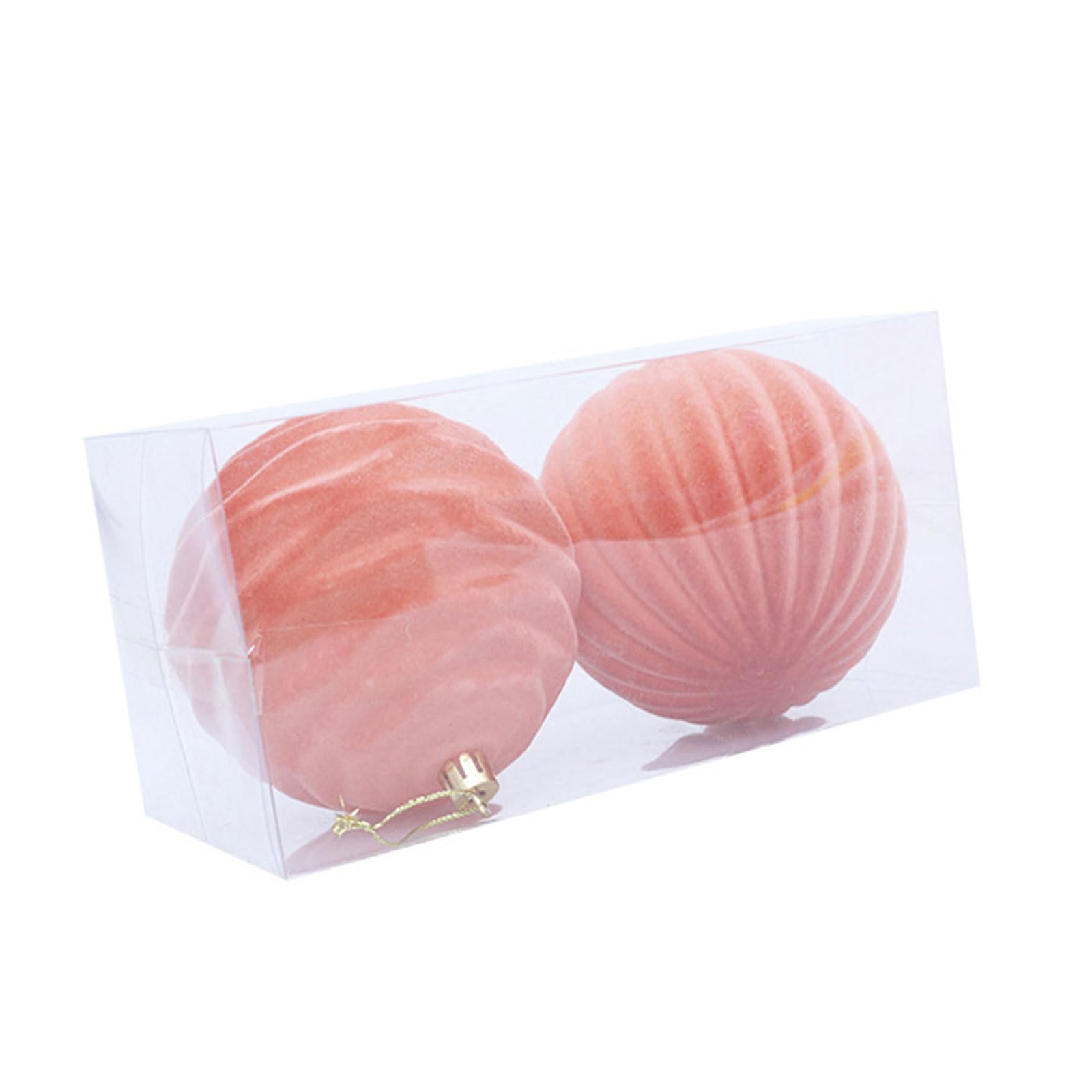 2Pcs Christmas Ball Ornament Shatterproof Christmas Baubles Hanging Decorations for Tree Wreath Mantels Embellishments Elegant Ornament