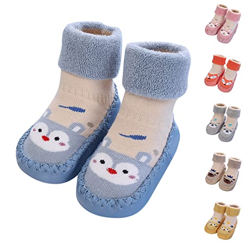 Toddler Girl Shoes,Autumn Winter Baby Shoes Cute Rabbit Bear Cartoon Children Cotton Warm Soft Non Slip Floor Boots3