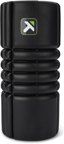 TriggerPoint GRID Travel Foam Roller 10-Inch Compact Hollow Core Roller with Patented GRID Pattern