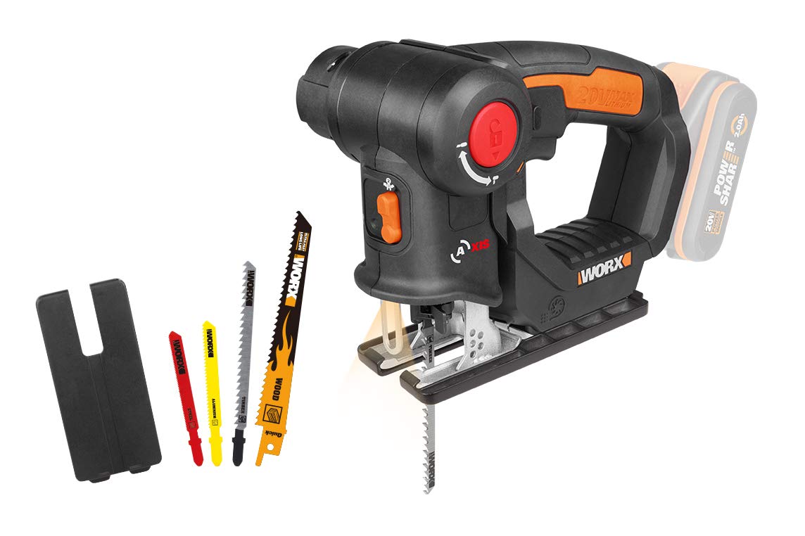 WORX Powershare Cordless Multi-Purpose Saw JigSaw/Recip AXIS Saw BODY ONLY WX550