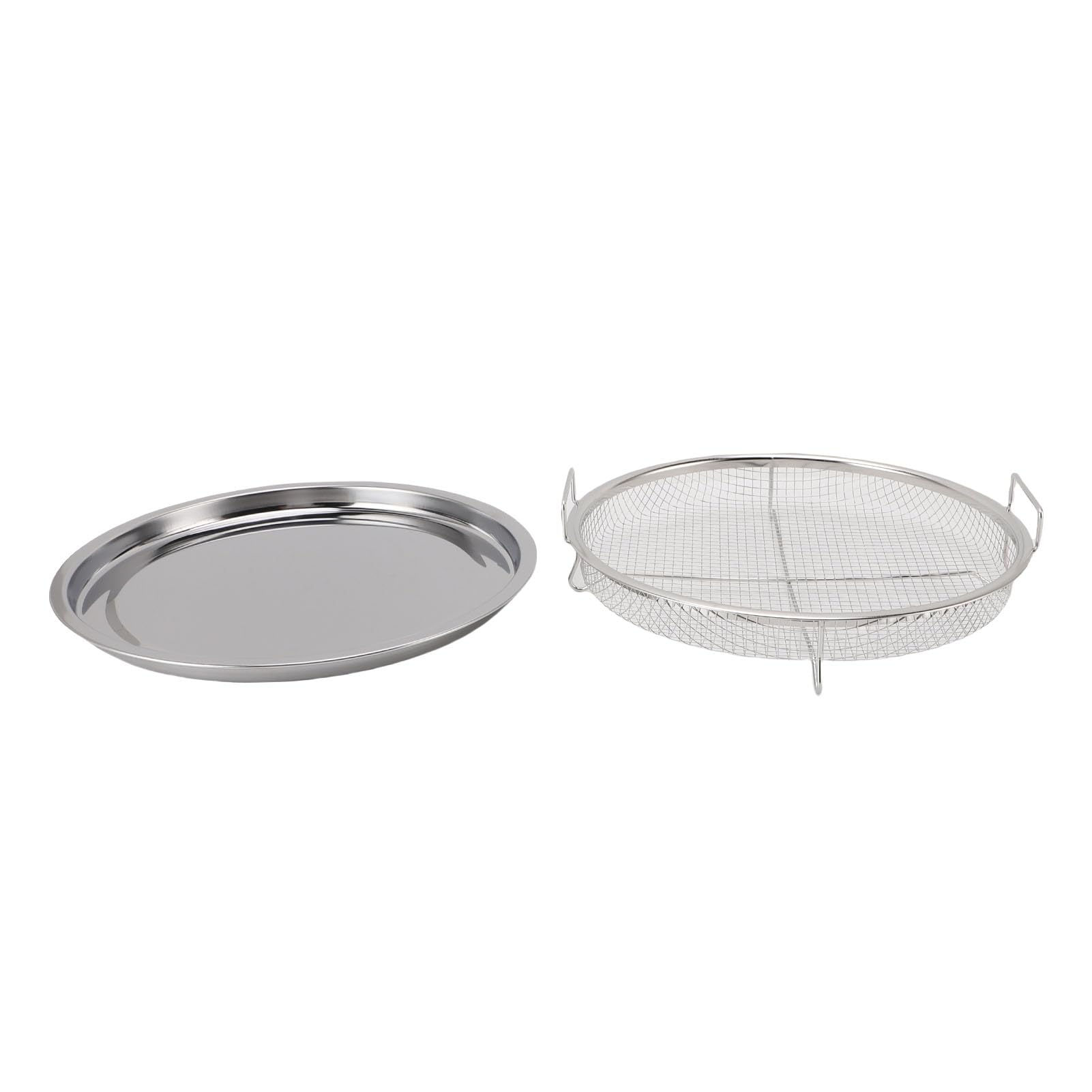 Bewinner Cestello Porta Croccante in Acciaio Inossidabile per Forno, 30cm