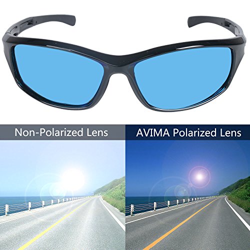 image for AvimaBasics Polarized Tr90 Unbreakable Frame Sports Sunglasses for Out