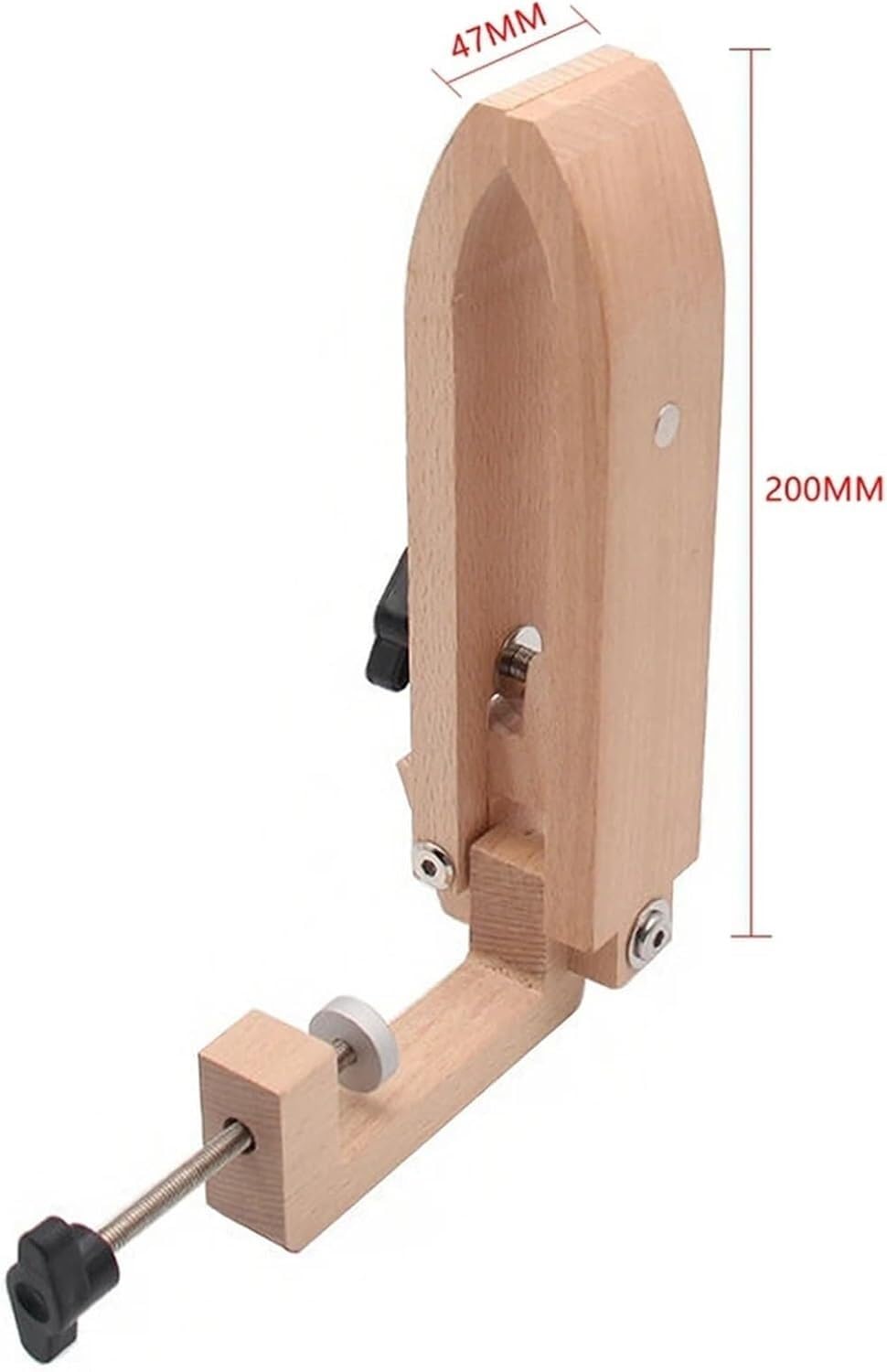 Drewniany zacisk do wyrobów skórzanych biurko zacisk do szycia DIY narzędzie rzemieślnicze