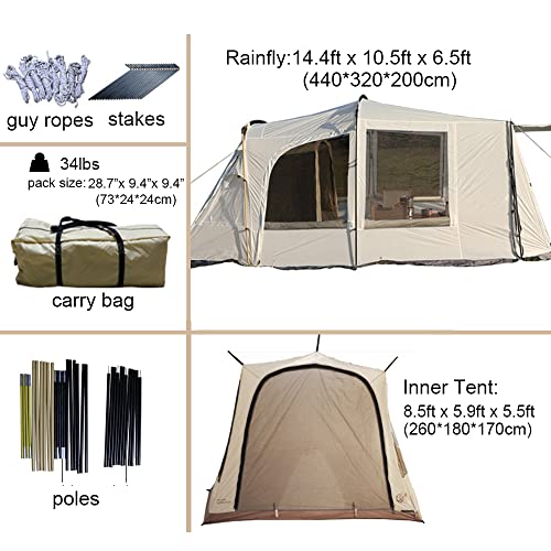 Carpa para auto SUV con toldo para camping miniatura 2
