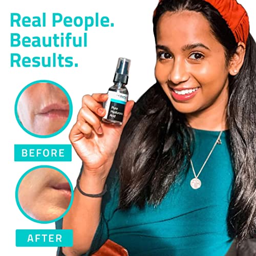 100% Pure Hyaluronic Acid Serum for Face, Hydrating Face Serum for Wrinkles, Dark Spots & Dull Skin, Anti Aging Serum & Facial Skin Care Products for Men & Women by YEOUTH