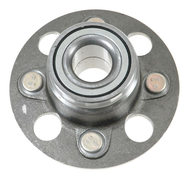 Image of TRQ Rear Left and Right Wheel Bearing and Hub Assembly Set 2 Piece Compatible with 01-03 Honda Civic GX 01-03 Civic DX HX LX 2003 Hybrid 04-05 LX Without ABS