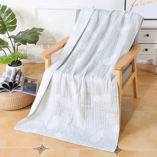 DSJDSFH Toalla De Baño De Gasa De 4 Capas De Algodón Absorbente Simple Y Cómodo Natural 70 * 140 Cm