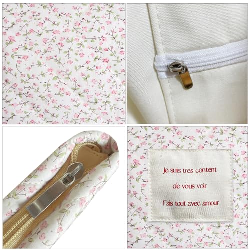 Image of Sunwel Fashion Top Zipper Floral Quilted Bag Small Tote Bag for Women