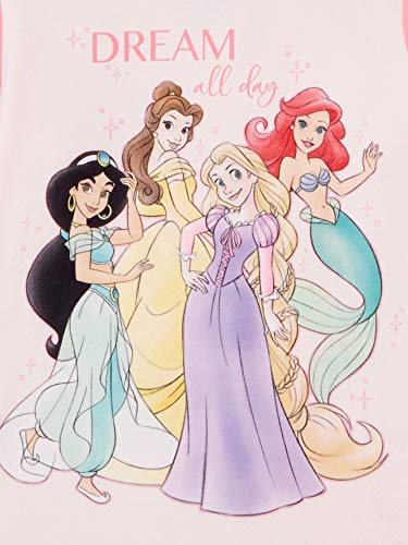 Girl's Disnsey Princess Dream All Day 2 Piece Flannel Pajama Set3