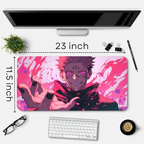 Image of Anime fearturing Large Gaming Mouse Pad, Extended Desktop Mat, 58 x 28 cm (DS 18)
