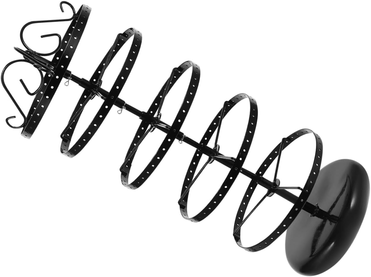 Alipis Rotating Jewelry Display Rack Earring Organizer Stand for Home Supplies Storage Capacity Holder for Easy Access and Elegant Decoration