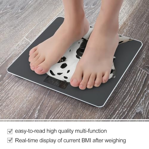Báscula digital para baño con vidrio templado y pantalla LCD miniatura 5