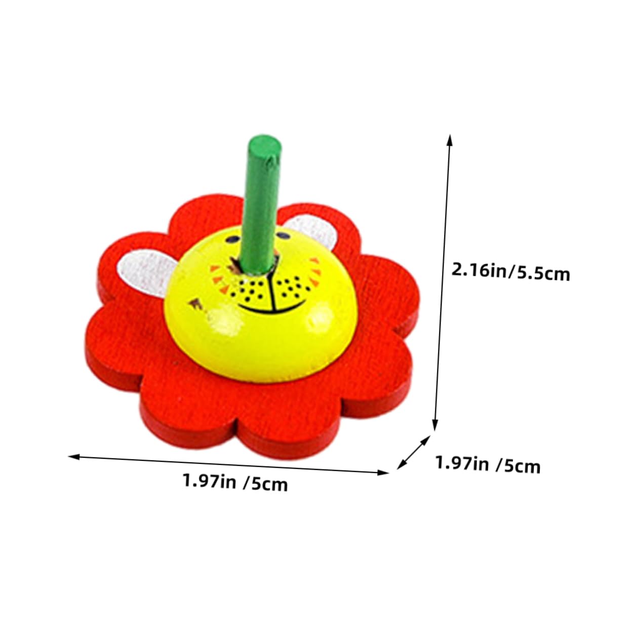 FELTECHELECTR 6Pcs Colorful Gyro Interactive Spinning Tops for Party Favors Fun Playthings for Family Gatherings and Celebrations