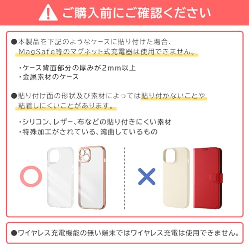 イングレム ディズニー ベイマックス メタルリング ステッカー magness 各種スマートフォン対応 マグネットリング MagSafe対応 簡単貼り付け 位置決めツール付き ベイマックス_フェイスアップ