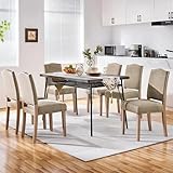 Zoom IMG-1 yaheetech set 6 sedie sala Zoom IMG-1 yaheetech set 6 sedie sala