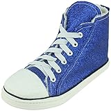 Home Slipper Women's Winter Warm Fleece Lined Fashion Fun Slipper Boots Lounge House Relaxed Shoes,Shining Blue,US 11