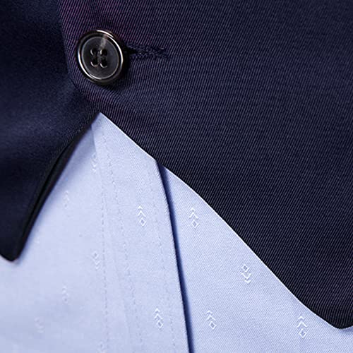 Men's Dress Vest Suit Waistcoat Formal Business Slim Fit V-neck Sleeveless Tuxedo Jacket with Chain2