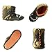 totes Girls Boys Kids Warm Soft Lightweight Washable Toddler Child Boot Slipper with Cute Animal design, Non-Slip Rubber Sole